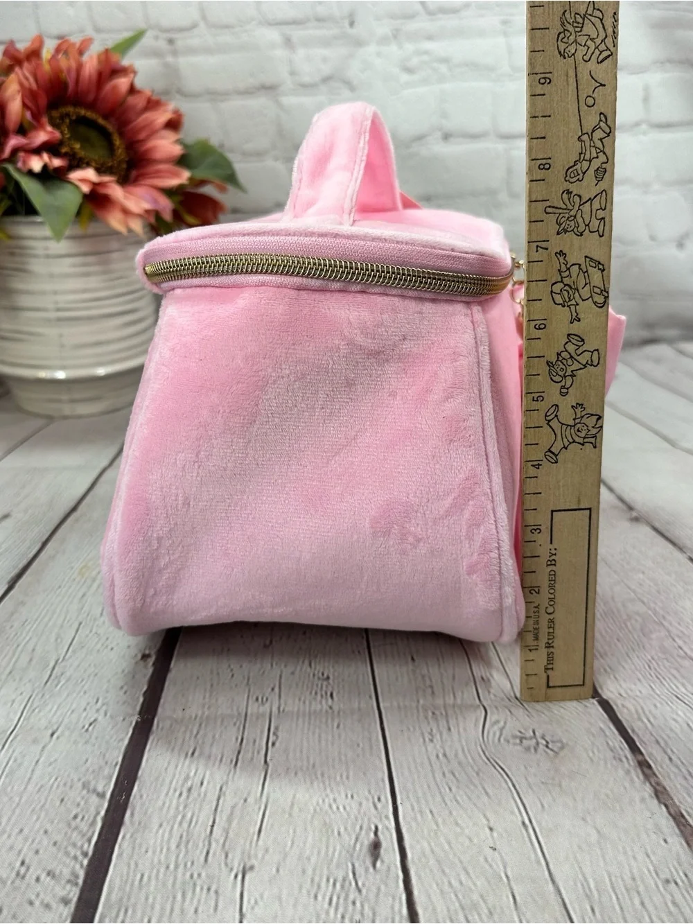 NWT Juicy Couture Pink Bow-Front Cosmetic Case coquette feminine y2K bling